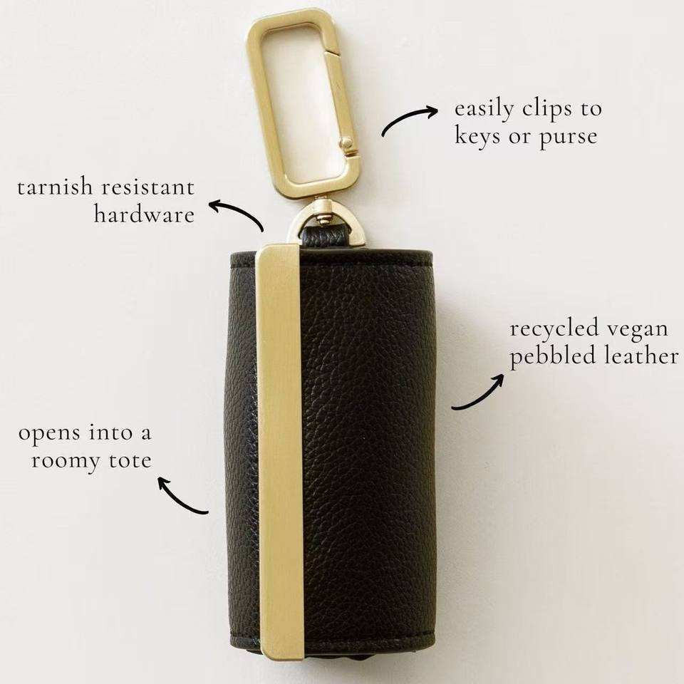 Foldable Portable Shoulder Bag with Keychain