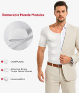Men’s Muscle Fit Compression T-Shirt – Invisible Body Shaper & Slimming Undershirt